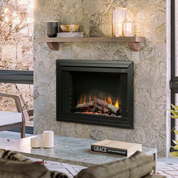 Dimplex Deluxe Built-In Electric Fireplace with Logs - 42